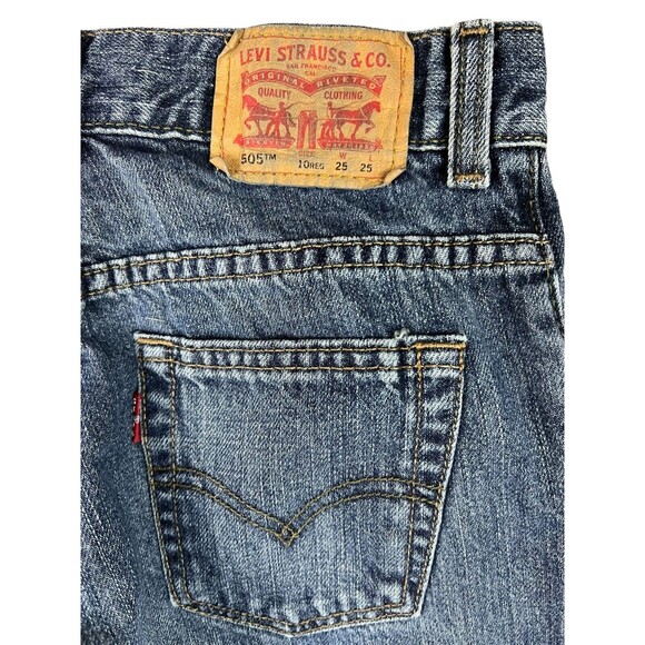 LEVI'S 505 Jeans  Boys Size 10 reg  Straight Leg Jeans - Picture 5 of 9